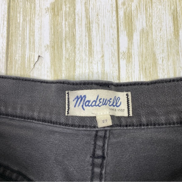 Madewell Gray Denim Boy Shorts - Picture 4 of 5